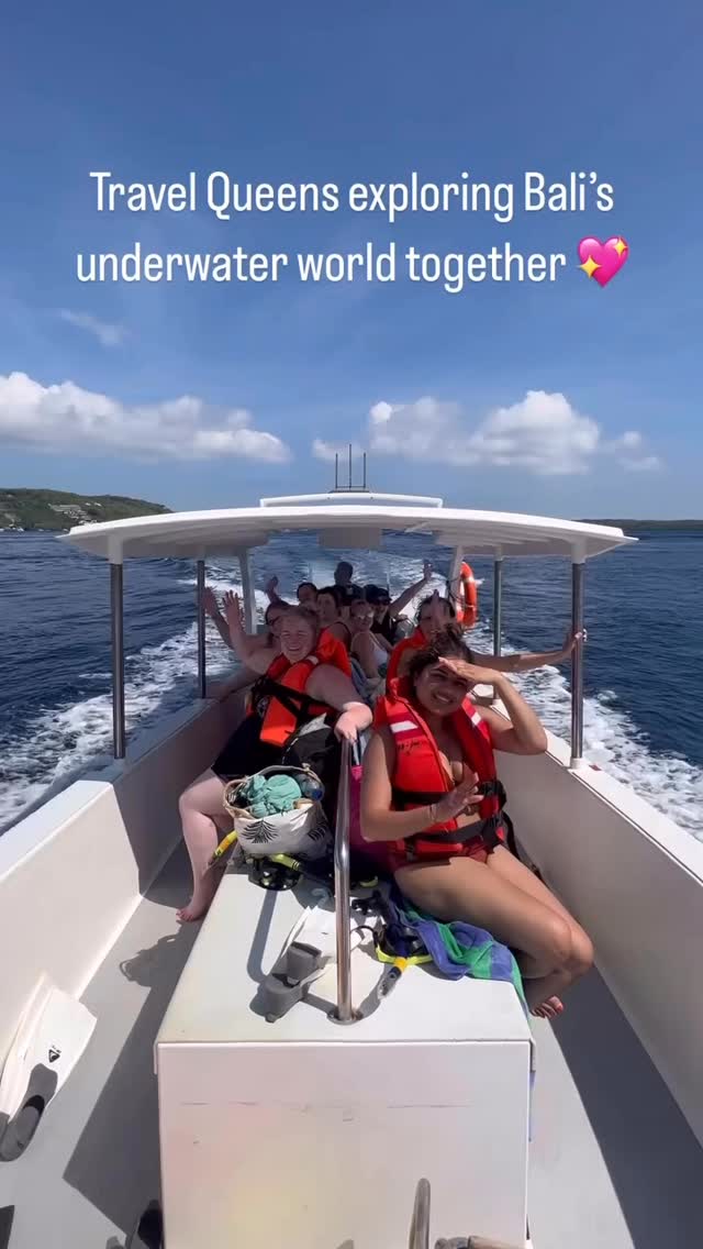 How to get a permanent happy place to go to in your mind ☺️ Once you’ve done this, you never forget it 🩵
Here’s just a few highlights from our snorkelling trips on our last Bali Adventure, (which was even more special for those that know 🩵), where we were lucky enough to see huge manta rays, green turtles and loads of colourful fish among the underwater worlds of Bali and Lombok’s tropical islands 😍
This is all real (they’re all my own clips) and what you could actually experience with us on our next trip this summer from 28 June to 9 July - I’m only doing one trip to Bali this year and it’s half full already so don’t leave it too long…👀
Head to the Travel Queen website for all the info where you can book and ask me any questions in the chat too - there’s a link in my profile and stories 👆
If you’re just finding us, hi! 👋 I’m Mel and I run Travel Queen, which is a super personal group tour operator company creating carefully crafted adventures for women, with lots of special little touches, gorgeous accommodation and hidden gems; perfect for the solo female traveller who wants to enjoy it all with the company of likeminded women and a group leader to take care of everything (me!) 😊
Follow me for female travel and woman power inspiration and to find out more about our adventures to Bali, Croatia, Bosnia & Herzegovina, Greece, Montenegro, Thailand, Vietnam & Cambodia… and more coming soon!☺️🌏
#sheisnotlost #sofetravel #solofemaletravel #solotravel #womanpower