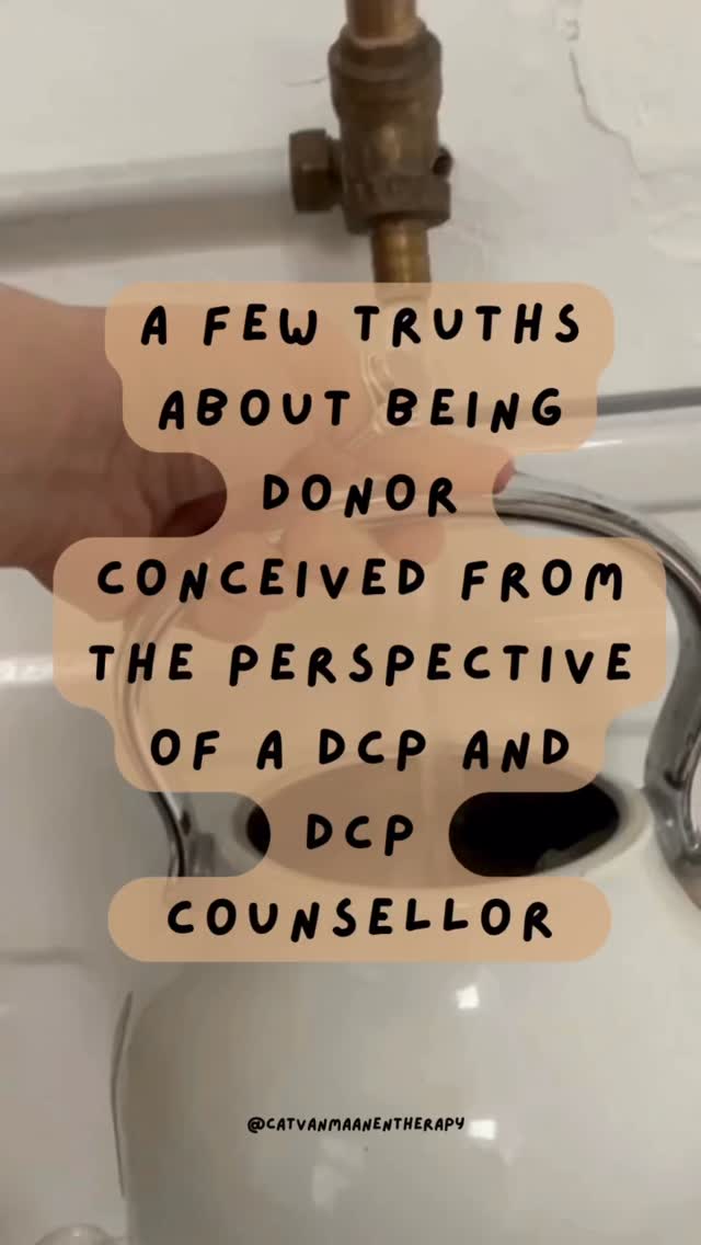 Hold to read! ✨ Being a donor conceived person (DCP) is a highly nuanced and varied experience that impacts us from our relational world, to our medical history. Being a DCP can bring so much complexity around identity and a possible sense of injustice (for the medical system, not being told perhaps etc..). If you are a DCP, then I wanted to say hi! I’m a DCP and a counsellor. So if you’re ready to talk, then I’m ready to listen.
#dcp #donorconceivedperson #donorconception