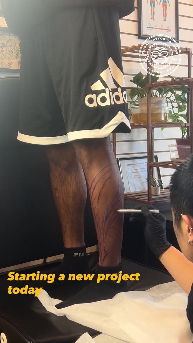Starting a new leg sleeve Polynesian today!
#Tribaltattoo #polynesiantattoo #polynesian #island #maori therock besttribaltattoo tribaltattootoronto tribaltattooartist freehandtattoo freehandtribaltattoo filipinotribal filipino samoantribal samoan nativetattoo torontotattoo torontotattooshop torontotattooartists besttattoo michaeltrantattoo tattooworld