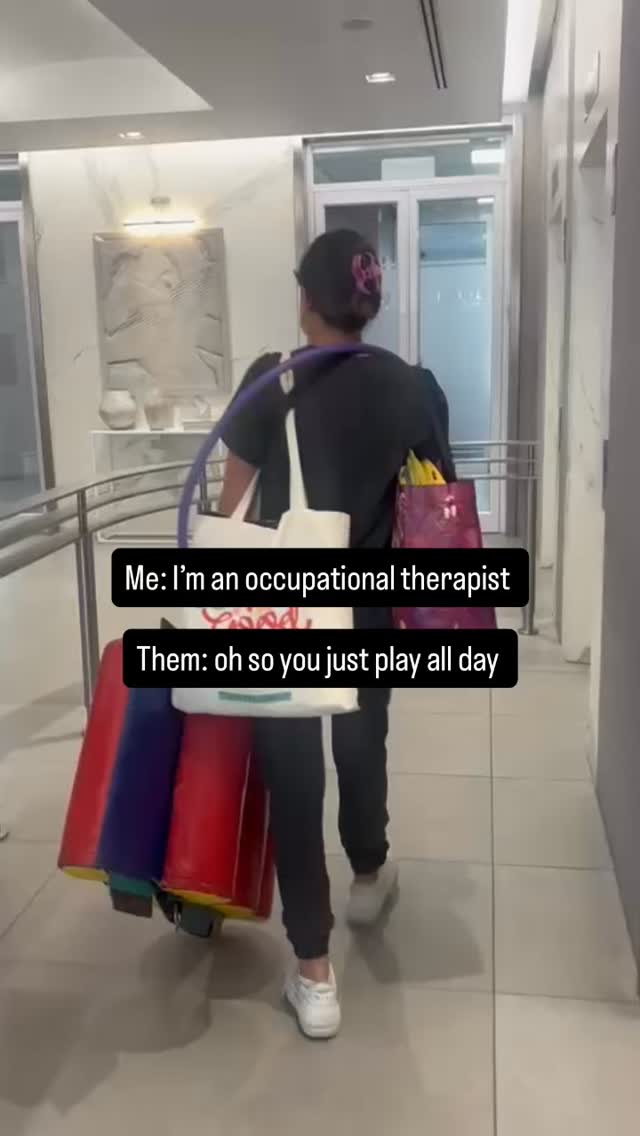 OTs don’t just play with kids 👀
We build brains, bodies, and confidence- one “game” at a time 🧠