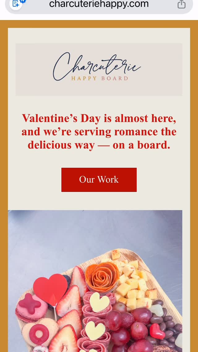 Whewww I went into full panic mode this morning after my menu was not showing up on my website. The glitch has been fixed. Here’s the news letter that was sent out this morning. I encourage you to pre order your items for Valentine’s Day.