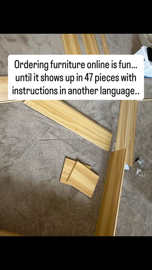 Ordering furniture online feels like a dream — new vibe, new space, fresh start ✨
But then reality hits when that box arrives and suddenly you’re staring at screws, boards, and a manual that makes ZERO sense.
That’s where we come in.
Let Classy Gals LLC handle the heavy lifting, confusing instructions, and endless tightening of bolts’so you can enjoy your space stress-free.
Whether it’s beds, dressers, desks, or full room setups — we assemble it right the first time, so all you have to do is sit back and admire your glow-up.
Because your time is valuable… and your peace is priceless.
📲 Ready to skip the frustration? DM us “ASSEMBLY” to book.