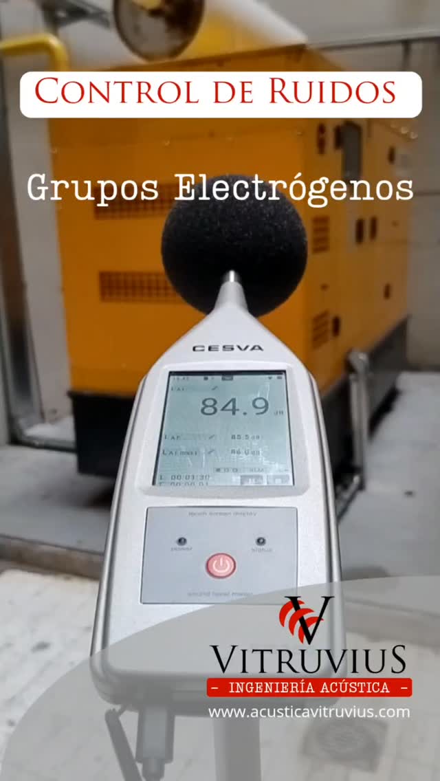 🔌🎧 ¿Qué hacemos cuando controlamos el ruido de un grupo electrógeno?
Cuando un grupo electrógeno hace demasiado ruido, no es casualidad. En la mayoría de los casos encontramos siempre los mismos problemas 👀⬇️
❌ Falta de apoyos antivibratorios
Las vibraciones se transmiten a la estructura del edificio y el ruido se siente (y se escucha) a metros de distancia.
❌ Silenciadores inadecuados o inexistentes
El escape sin tratamiento es una de las principales fuentes de ruido del equipo.
❌ Cabinas sin materiales fonoabsorbentes
Sin absorción acústica interna, el sonido se refleja en las superficies de chapa, resuena y se amplifica.
🔍 ¿Cómo lo abordamos en VitruviuS?
✔️ Medimos niveles de ruido y vibraciones
✔️ Identificamos las fuentes predominantes
✔️ Proponemos soluciones técnicas eficientes y seguras
✔️ Verificamos el cumplimiento normativo
👉 Un grupo electrógeno puede ser confiable y silencioso. La clave está en el diagnóstico y el tratamiento correcto.
#Acústica #Ruido #GruposElectrógenos #IngenieríaAcústica #controlderuido