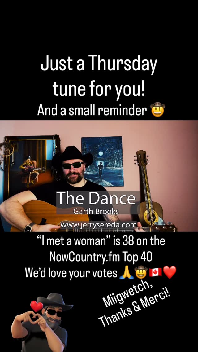 Happy Thursday! Here’s a tune for you, and a reminder that “I met a woman” is on the Now Country FM Top 40, and we’d love to see this song hit Number 1!🙏🤠❤️
If you tune in please head to www.nowcountry.fm and cast your vote today ❤️🇨🇦
See yah tomorrow for Somg of the week!
Miigwetch, Thank you & Merci!!
#jerrysereda #indigenousmusic #countrymusic #manitobamusic #canadiancountry