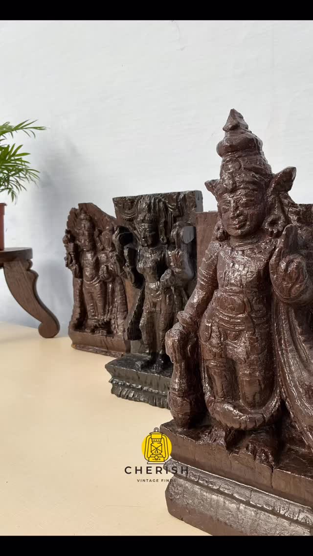 Three South Indian Wooden Carvings likely from a Ratha.
Weathered by time and worship.
A gift for someone who values stories over labels. 💛
A quiet conversation starter that invites you to look closer.
Please DM for details.
.
.
.
.
.
#cherishvintagefinds #culturalheritage #vintagedecor #southindianantiques #antiquecollection