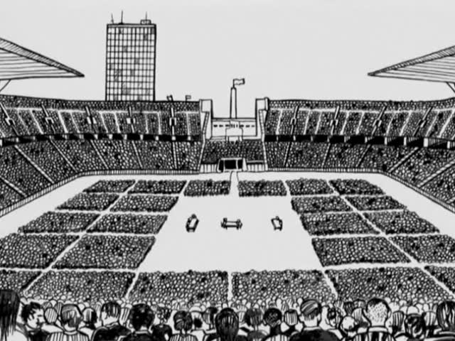 The older of us will remember @wondermasher’s Stareout Championship sketches for the BBC sketch show series Big Train. Mostly made up of a single boiling image, clips from the ‘43rd World Stakeout Championships’ punctuated the sketches voiced by Phil Cornwall and real-life sports commentator Barry Davies.
Tickets at: overlapsocial.com