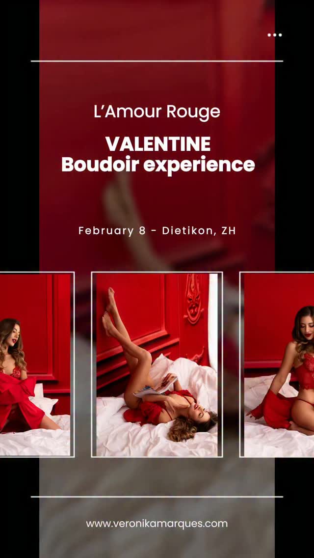 L’Amour Rouge – Your Valentine Boudoir Experience
For the lovers.
For the women who want something just for themselves.
For the confident ones — and the ones finding their confidence again.
For those who don’t need a reason at all.
This Valentine’s season is for you.
Whether you’re celebrating love, stepping into your power, or simply wanting to see yourself in a new way —
this is your moment.
A limited Valentine boudoir experience designed to create images that feel feminine, elegant, and unforgettable.
A makeup look created to make you feel amazing.
A relaxed 60-minute photo session in my studio.
An online gallery to choose your favorites.
Five edited images, delivered before Valentine’s Day.
📅 8th of February
Very limited availability.
For yourself.
Or for someone special.
All details and booking via link in BIO
#valentinegiftideas #valentinegift #boudoirsession #boudiorphotography #swissphotographer