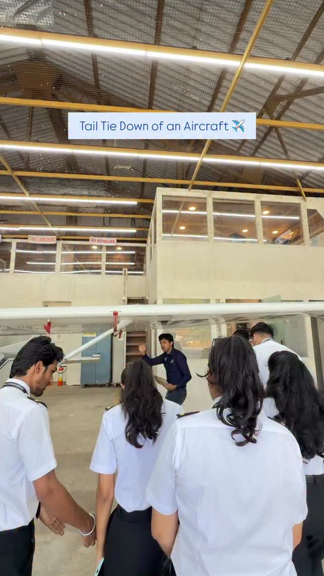 Preflight lessons: Tail Tie Down!
#MaverickAviation #BeAMaverick
#preflight #pilotlife #aviationlovers
(Pre flight training, pilot training mumbai, mumbai pilot ground school)