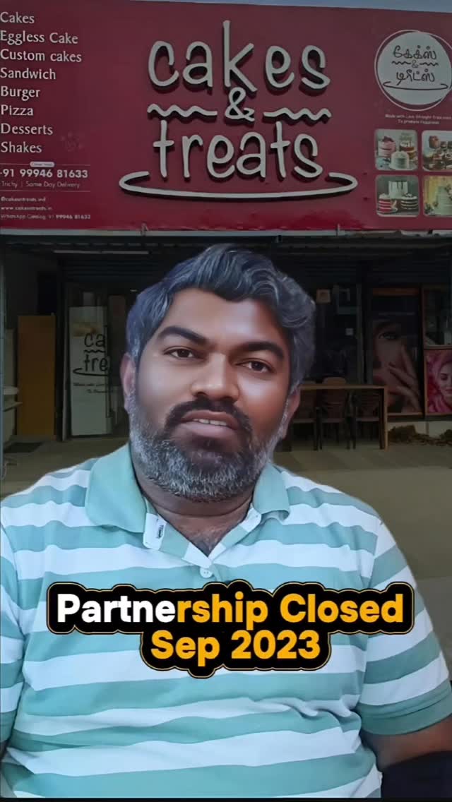 Clarity is important, and this update is to avoid any confusion.
📍 Cakes & Treats operates only from Thiruvanaikoil, Trichy
❌ No branches
❌ No franchise outlets
📞 Official Order Contact:
+91 99946 81633
📞 Personal Contact (for verification/clarification):
#CakesAndTreats
#OfficialUpdate
#CustomerTrust
#TrichyBusiness
#BakeryLife
+91 99947 78296
Thank you for your continued trust and support. 🤍
— Eniyan