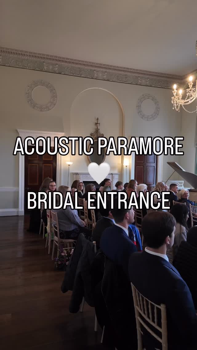 Ceremony&Drinks Reception&Wedding Breakfast
17.1.26 🤍
📍 @kelmarshhallweddings
📍 @three_swans
📸 @emmadbphotography
#acousticduo #wedding #bridalentrance