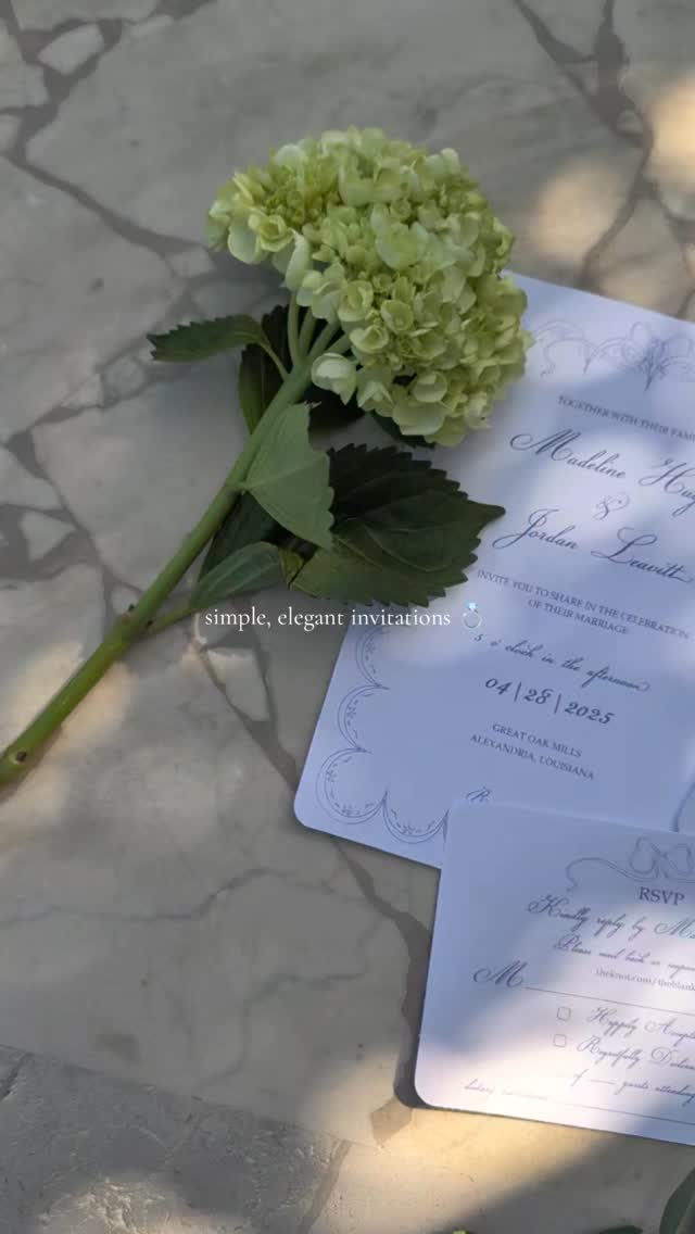 simplicity is elegant 💍🕊️
I've been working on a few classic, yet elegant invitations lately and I'm loving it! If this is your vibe I'd love to create something special for you ✨
#weddinginvitations #2026wedding #weddingtrends #elegantwedding #weddinginspo