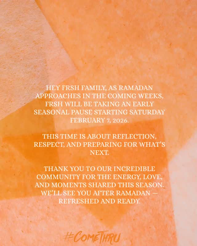 Grateful for every moment this season.
Taking a short pause as Ramadan approaches.
More to come. 🌙