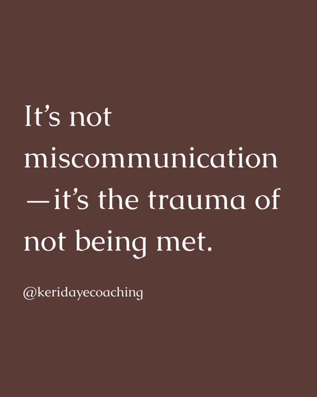 You asked for closeness and were met with silence.
You brought your truth and were told you were overreacting.
You expressed needs and were met with defensiveness or withdrawal.
That’s not miscommunication — that’s what it feels like to be emotionally unmet. And when it happens again and again, your body stores it as grief, loneliness, and quiet heartbreak.
You didn’t cause the disconnect, but you felt the weight of it.
And it makes sense if that woke up old wounds… wounds that trace all the way back to the emotional needs that were never fully honored in childhood.
If this lands for you, I created “The Missing Piece” for exactly this kind of ache. It’s a free guide that walks you through the 3 core needs your nervous system may still be searching for today — and how to begin meeting them with compassion and clarity ❤️
You make sense.
You’re responding to something that never felt safe to begin with.
Download from my bio or DM me for the link.
#keridayecoaching #traumacoach
#healingtrauma #healingjourney #selfhealing