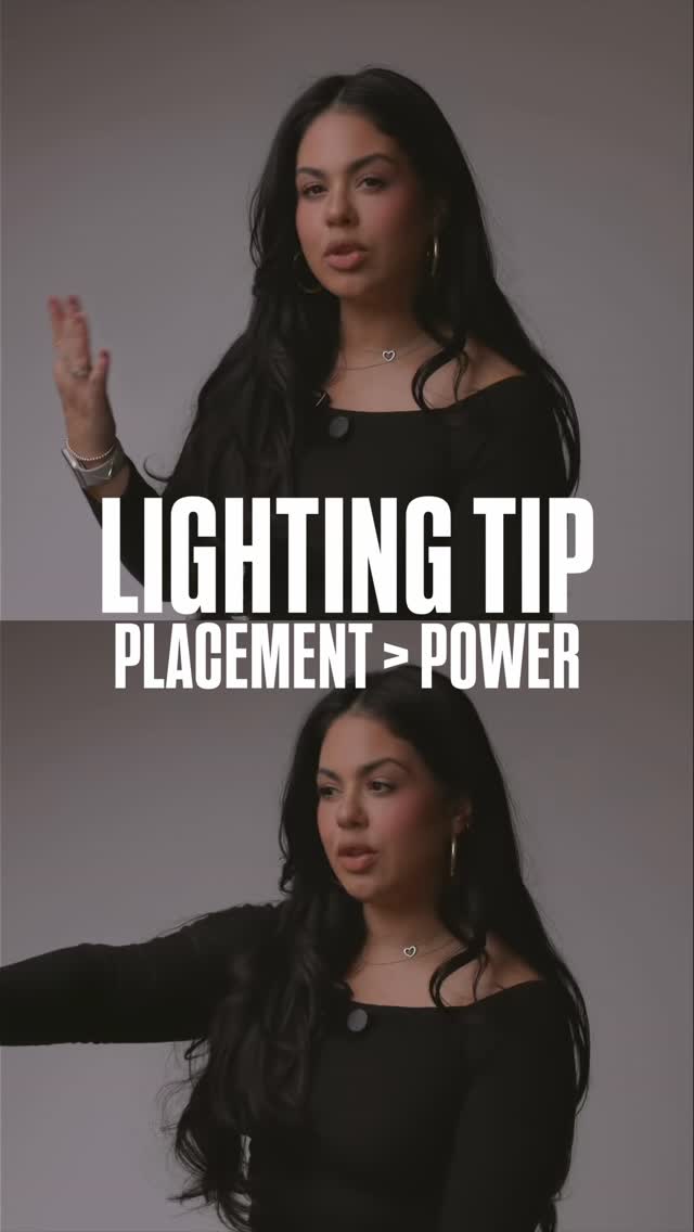 If your shadows feel harsh, your light is probably too far.
Ever notice how far away the sun is? That’s why its light is hard.
Distance sets the softness. The closer it gets to the subject the bigger it becomes relative to the subject.
#LightingTips #StudioLighting #PhotogroahyTips
#CreativeEducation