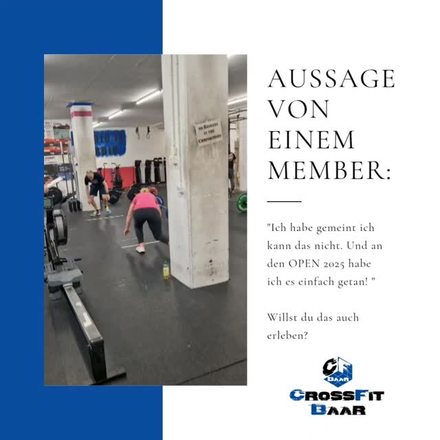 Die CrossFit OPEN sind für alle.
Für jedes Level.
Für jede Geschichte.
Für jeden, der bereit ist, es einfach zu versuchen.
OPEN 2026 – bist du dabei? 💙💪
#OpenSpirit #CrossFitCommunity #CrossFitBaar #Open2026