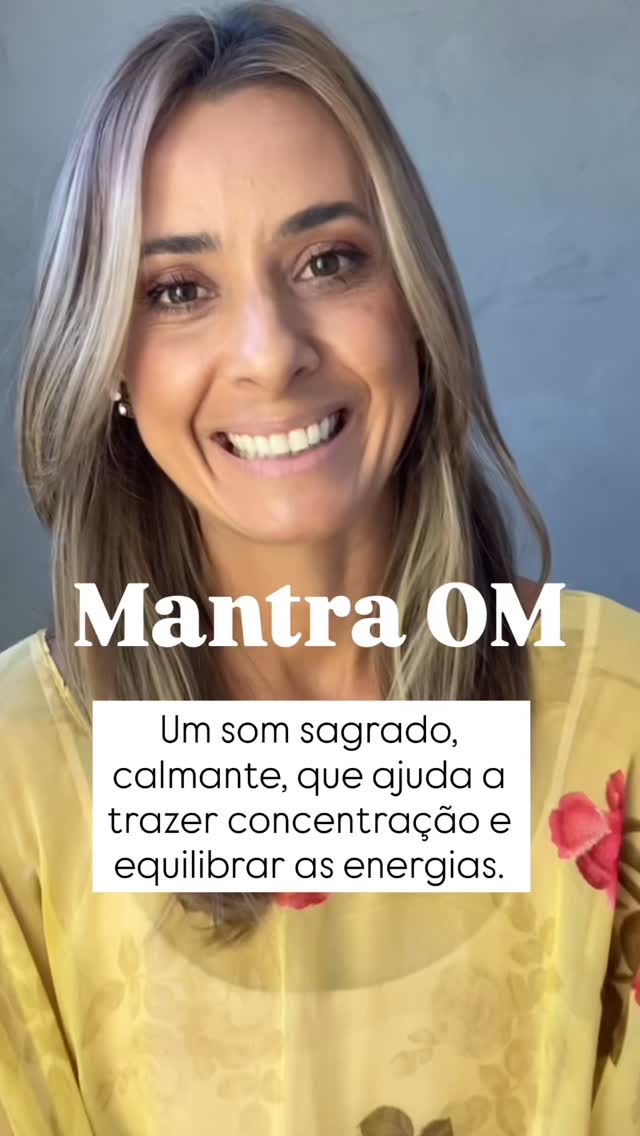 OM ॐ
Acalmar
Equilibrar
Energizar … corpo, mente, emoções, energia e ambientes!
Com amor
Pri
#amor #mantraom #respiracao #yoga #inspiracao