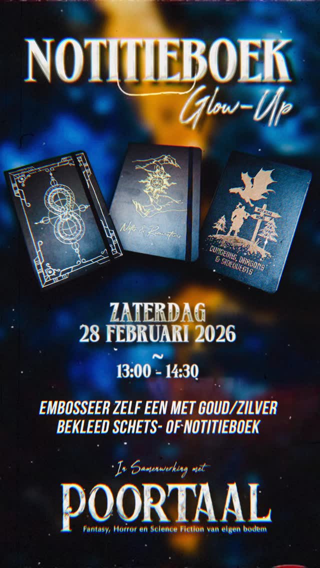 Voor wie in januari de onwijs leuke workshop gemist heeft: op 28 februari kun je nog een keer aanschuiven om zelf zo'n prachtig met goud/zilver ge-embosseerd boek te maken.
Vanaf 13:00 uur staat de koffie/thee klaar bij @boekhandelpoortaal in Terborg. Reserveer vooraf een plaats voor jezelf, je beste vriend(in), collega of creative partner in crime door even een berichtje te sturen.
Tot snel!
#creatief #workshop #dhz