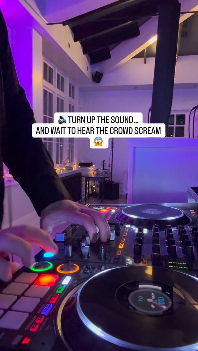 That sound?
That’s a wedding party done properly!!
Live mix
Perfect timing
Crowd goes feral
This is what a Sweet Vibe wedding feels like.