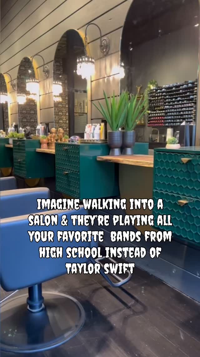 Because it was never just a phase ⚡️🌈
We play your favorite bands from high school - because they’re our favorites too. The ones you screamed in the car, cried to in your bedroom, and still know every word to because you blast it on the school pickup line on the daily.
Come to The Mill and get your hair done and feel 17 again, just with better boundaries and better hair. ⚰️