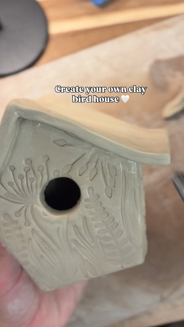 Create your own clay bird house 🤍
A relaxed, hands-on clay workshop where you’ll build and finish your own little bird house from scratch.
A gorgeous creative evening — and a lovely one for the garden too 🐦✨
🗓 Thursday 19th February | 6–9pm
🗓 Friday 24th April | 6–9pm
Bookings are now live on our website ✨
#ClayWorkshop #PotteryWorkshop #CreativeTime #ThingsToDoDevon #HappyGlazePottery