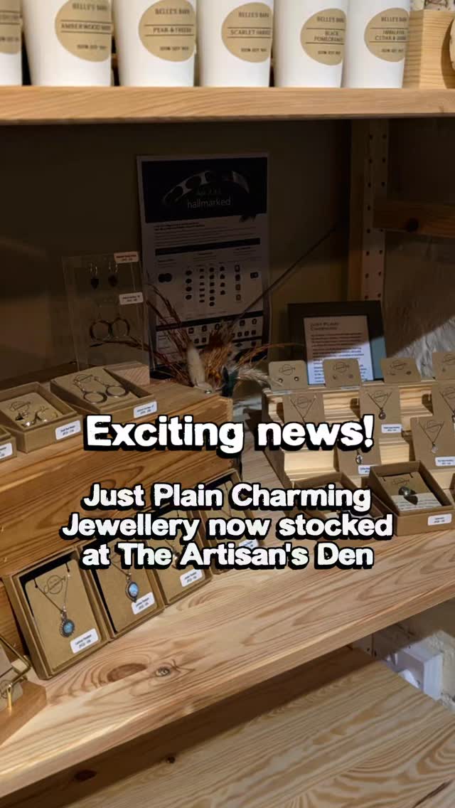 I'm thrilled to have a place to sell my jewellery in this little shop in Frampton Cotterell @theartisansdenshop
Less than 2 miles from my home it's the perfect place to find and meet more of my amazing local community.
It's amazing to see that a space like this can be successful in a small village and independent shopping isn't just for the cities. Why not come in store and see the amazing selection of things from talented local makers.