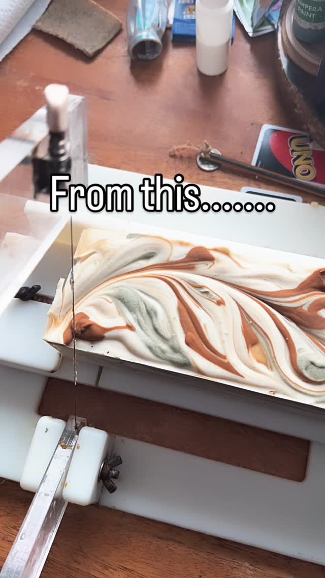 After all these years.....cutting one bar at a time. I cut 2500 bars for Farm Show. It's then that I woke up and said no more.
Loving this new soap cutter. Huge time saver! #budhaffnersoapcutter #goatmilksoap