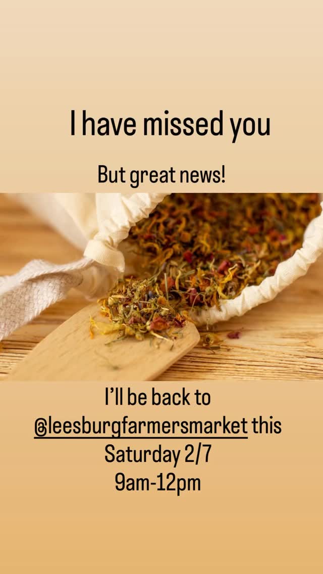 January was way too long!
See me this Saturday at the @leesburgfarmersmarket market on 2/7 from 9am-12pm!
Can’t wait to see you!