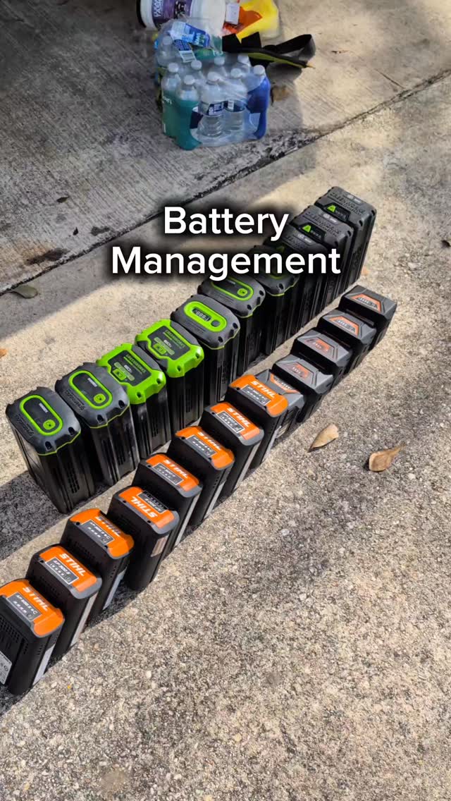 Battery Management, this is some of the batteries. Trying to get all of the chargers into the trailer
#lawncare#batterypoweredlawncare#agza#batteryboss#lawn