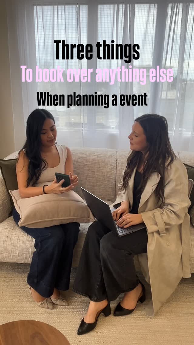 Planning an event and not sure where to start? Start here
1️⃣ Pick a date
You need a date before anything else so your venue and vendors can align.
2️⃣ Secure your venue
Choose a space that fits your vision, guest count, and vibe.
3️⃣ Hire a planner
Whether you need full support or partial planning, lock in your planner early. Interview, ask questions, and find the right fit for you.
Saving this will thank you later