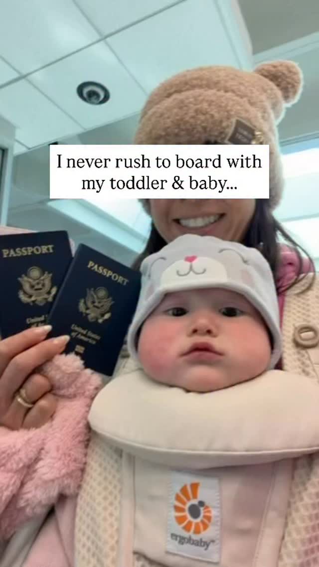 Yes, families are usually allowed to board first.
And yes, technically we have priority.
But priority doesn’t always mean best choice.
Most parents line up early so they don’t “hold up the line.”
I used to do that too.
What I realized?
Boarding first just means:
– more time sitting still
– more time buckled
– more time saying “don’t touch that”
– more time waiting
So now?
I let the plane fill.
We move around near the gate.
Bathroom break.
Final snack.
Little wiggle time.
Then when they call last groups, we walk straight on and straight to our seats.
Less sitting.
Less buildup.
Less meltdown.
Family boarding is a privilege, and sometimes I use it.
If I need overhead space.
If I have a car seat.
If I’m solo and overwhelmed.
But most of the time?
I choose less waiting over early access.
Because with toddlers, the real goal isn’t being first.
It’s keeping them regulated.
And sometimes the calmest move is not rushing at all ✈️
#travelmomwithkids #toddlertravel #traveltips #momhacks