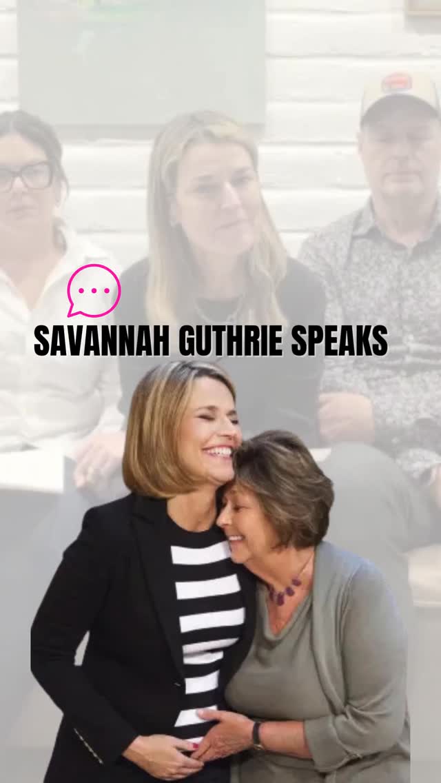 💔🙏 SAVANNAH GUTHRIE SPEAKS OUT — In a heartfelt message, Savannah Guthrie made an emotional plea for the safe return of her mother, Nancy, who has been reported missing under suspicious circumstances in Arizona. Savannah urged the public to share tips, stay alert, and help bring her mother home safely.
#SavannahGuthrie #NancyGuthrie #TucsonMissing #PimaSheriff #SilverAlert #CatalinaFoothills #BringHerHome #FamilyPlea #CrimeSceneAbduction #FindNancyNow
👇 Drop prayers, positive thoughts, or ways to help — every bit of support counts.
- CNN
