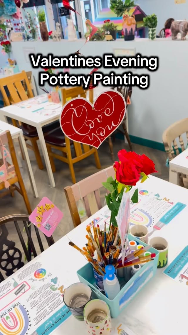 Last 48 hours to book for Valentines Evening!
https://www.topofthepots.co.uk/valentines
#potterypainting #ceramics #potterystudio #datenight #valentinesday