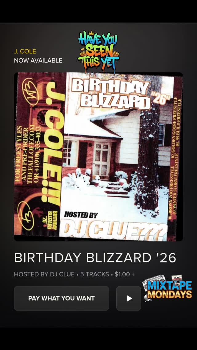 Have you heard this yet?
What do you think?
We want to know your thoughts!
Salute to DJ Clue
#spinsocietydjapparel #mixtapemondays #newdrop