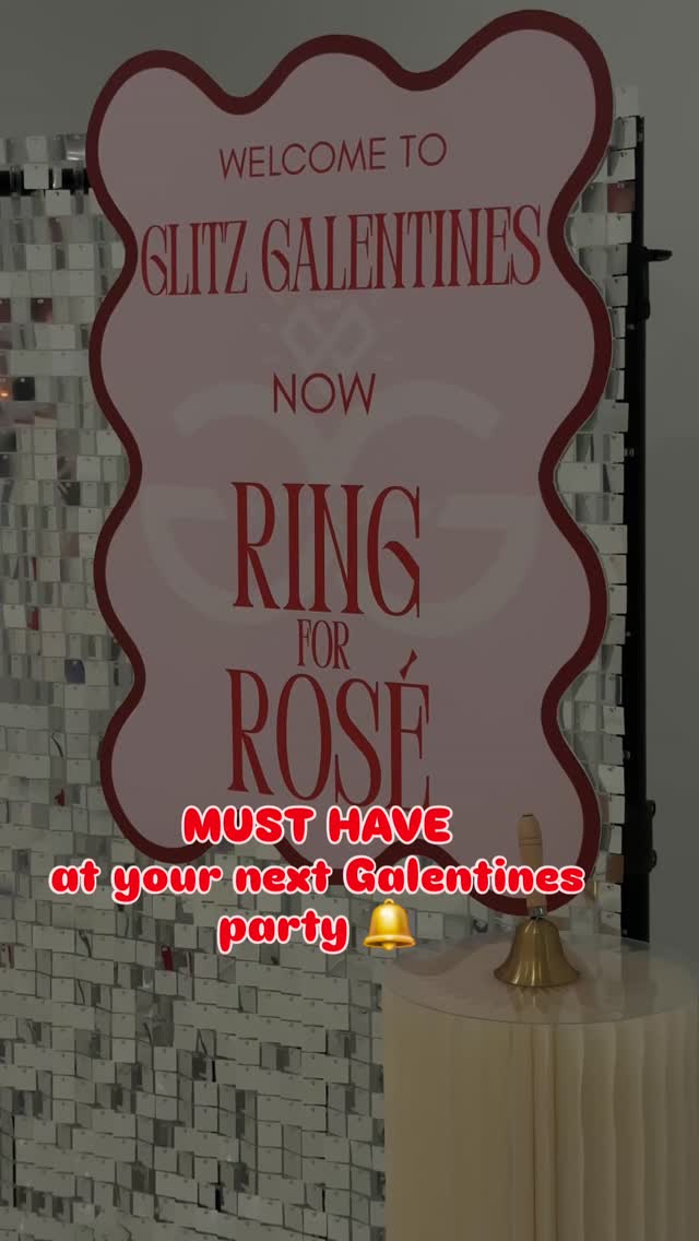 Must have at you next party!!
RING FOR ROSΓ π·
#ringforrosΓ©
#rosΓ©allday
#glitzetglamorevents
#glitzetglamor
#GalentinesDay
