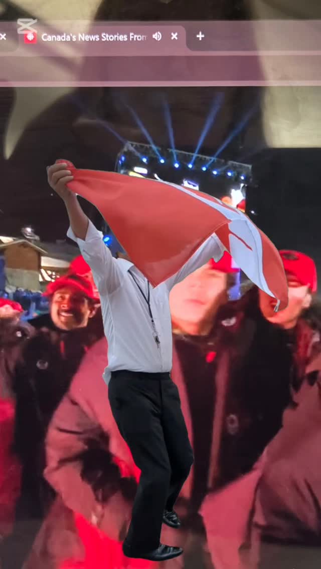 Cheering loud!! 🍻👏👏👏
#milanocortina2026
#canada🇨🇦
#winterolympics2026