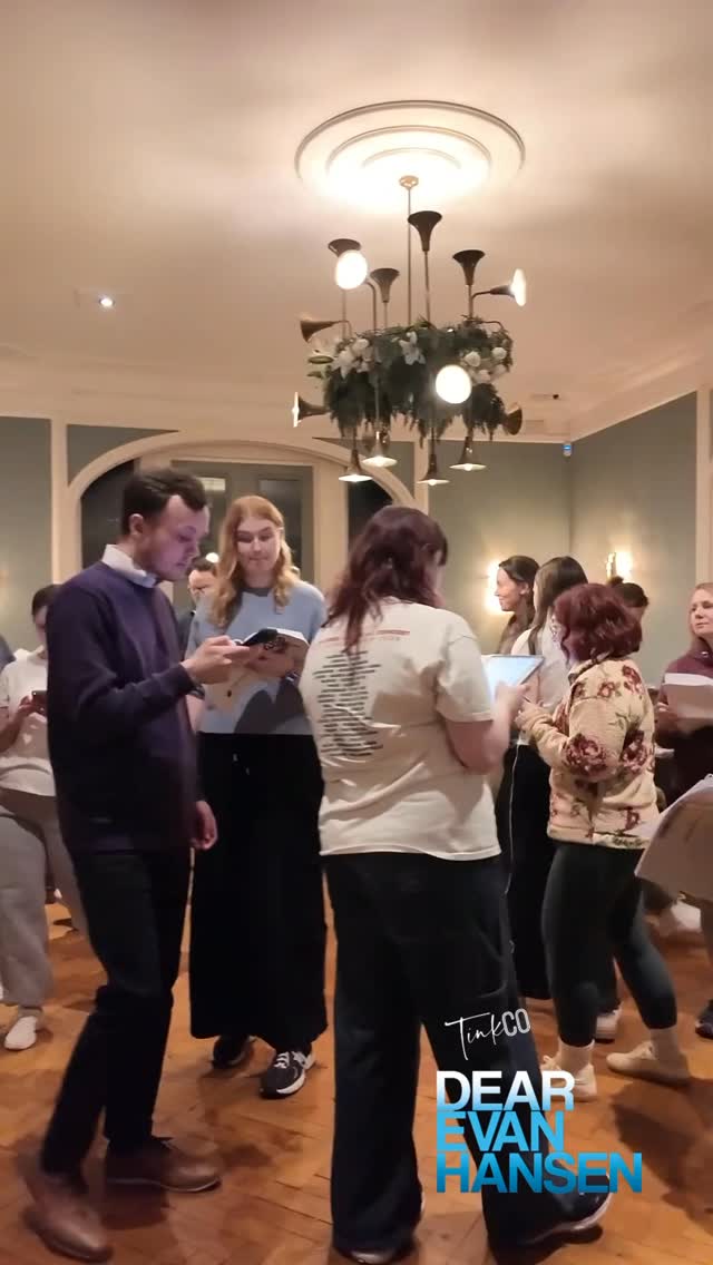 If you walked into rehearsal this week you’d see a room full of people wandering around singing in different directions.
It looks slightly unhinged. It is, however, very important.
Trust the process.
Dear Evan Hansen | 11–14 March
🎟️ www.tinkco.co.uk
#DearEvanHansen #TinkCo #MusicalTheatre #Amdram #CommunityTheatre