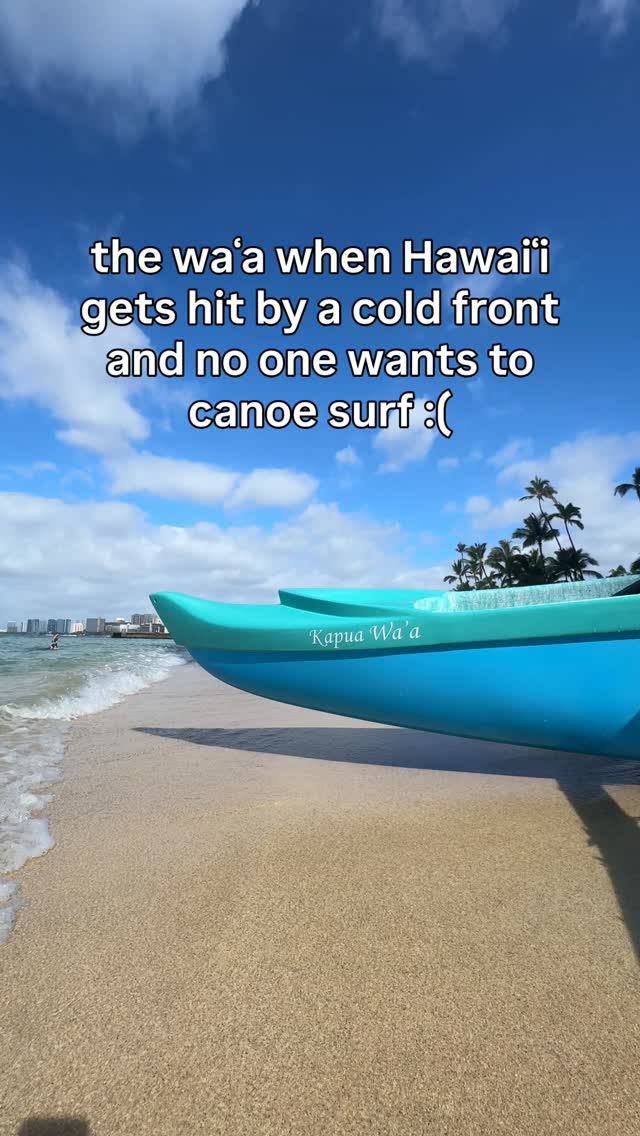 it’s still fun even when it’s cold we promise 🥹🤞🏽#kapuawaaexperiences #waikiki #alohafriday #luckyweliveinhawaii #outrigger