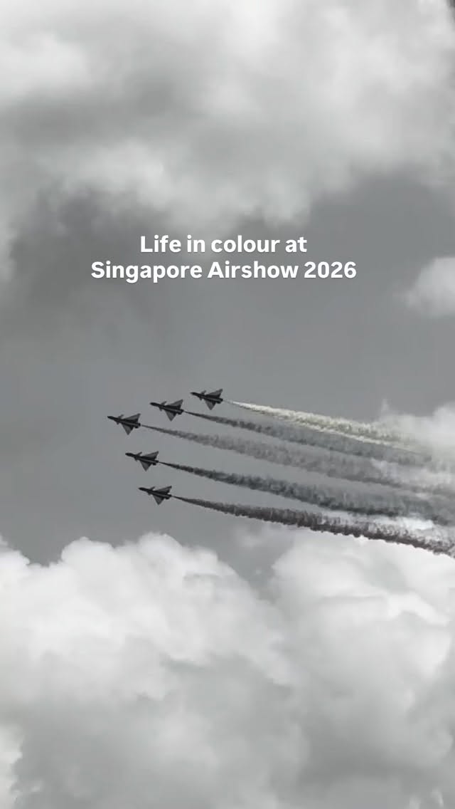 life in colour at singapore airshow 2026 ✈️
—
@singaporeairshow