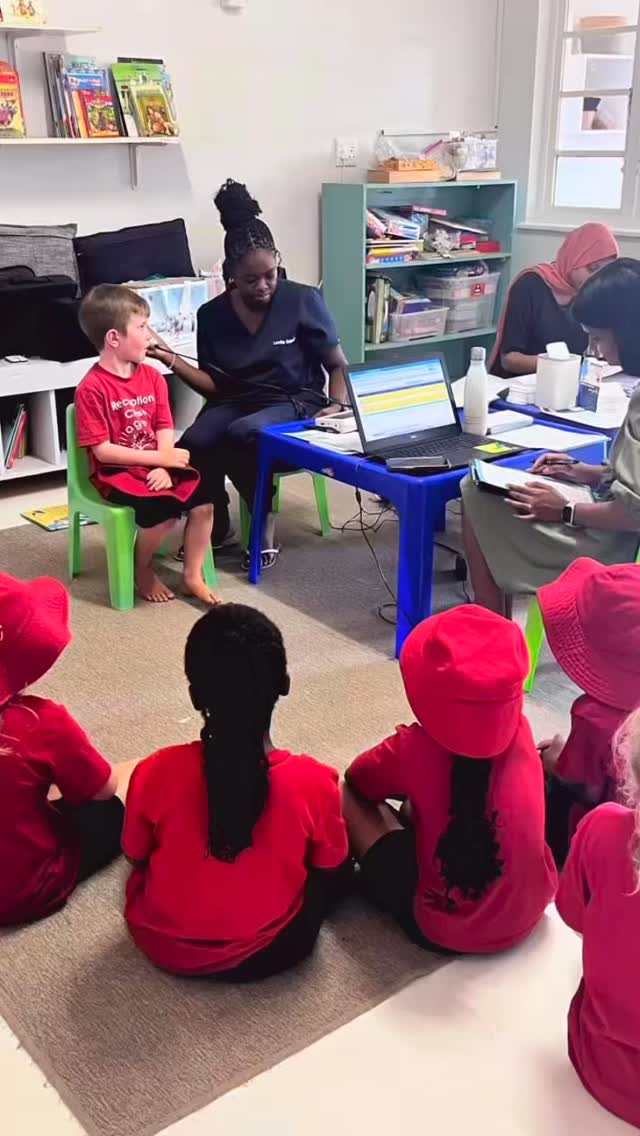 Hearing checks at school 👂✨
Our little ones had their ears tested by the wonderful team from @beheard_audiology
Regular hearing screenings are so important in early childhood, as hearing plays a huge role in language development, learning and social skills. Thank you to the BeHeard team for making this experience so calm, friendly and child-centred ❤️🏫
#villagekidz #edenvillage #saltrock #lovenorthcoast #BeHeardaudiology