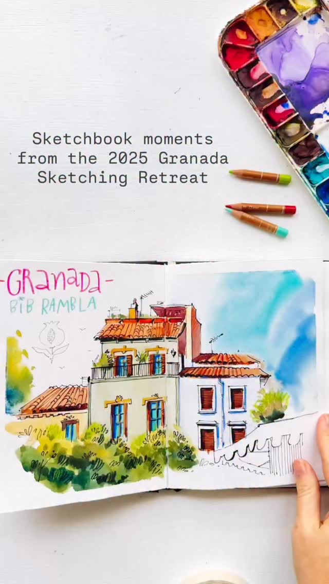 Last day of early bird ✨
Beautiful Granada, sketchbooks filled with color, slow mornings, warm evenings, and five days fully immersed in drawing and the city around you☺️
▫️Early-bird discount ends today▫️
🔗 All details via the link in bio.
P.S. The retreat is already confirmed ✅
#urbansketching #watercolorsketch #travelsketching #artretreat #inkandwatercolor