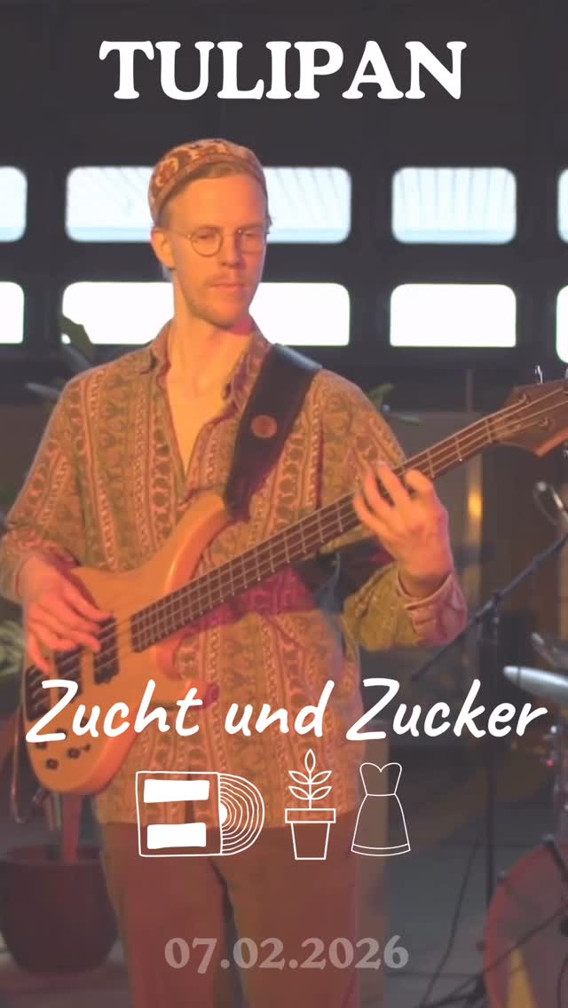 Die Kleine Tour 2026
@rofinpark • Eberswalde
Nächsten Samstag 07.02.26
Heute stellen wir vor TULIPAN
Drei Konzerte, drei Locations - ein Ticket.
Vorverkauf läuft • Link in Bio