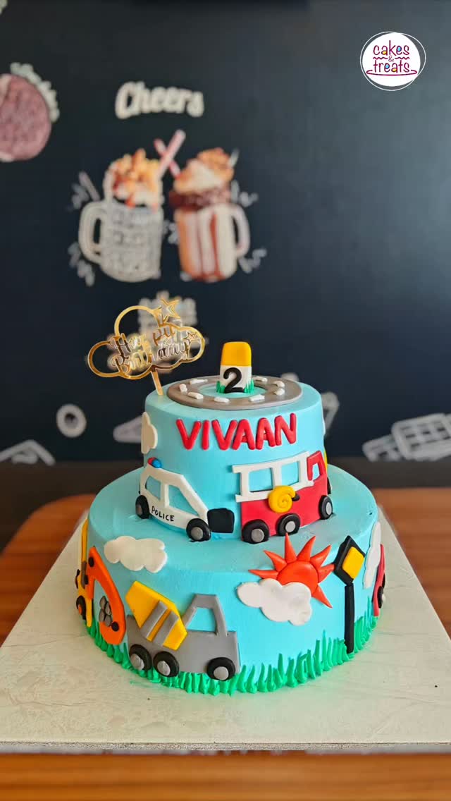 🚓🚒 Roll into birthday fun with this adorable Vehicle Theme Cake 💙
Designed specially for little Vivaan’s 2nd Birthday 🎉
Police car, fire truck, construction vehicles 🚧 and cheerful colors make this cake a total hit for kids’ celebrations 🎂✨
📍 Cakes & Treats, Trichy
🌐 www.cakesntreats.in
📲 wa.me/c/919994681633
🔖 Hashtags (5 only)
#VehicleThemeCake #KidsBirthdayCake #CustomCakesTrichy #CakesAndTreats #TrichyCakes