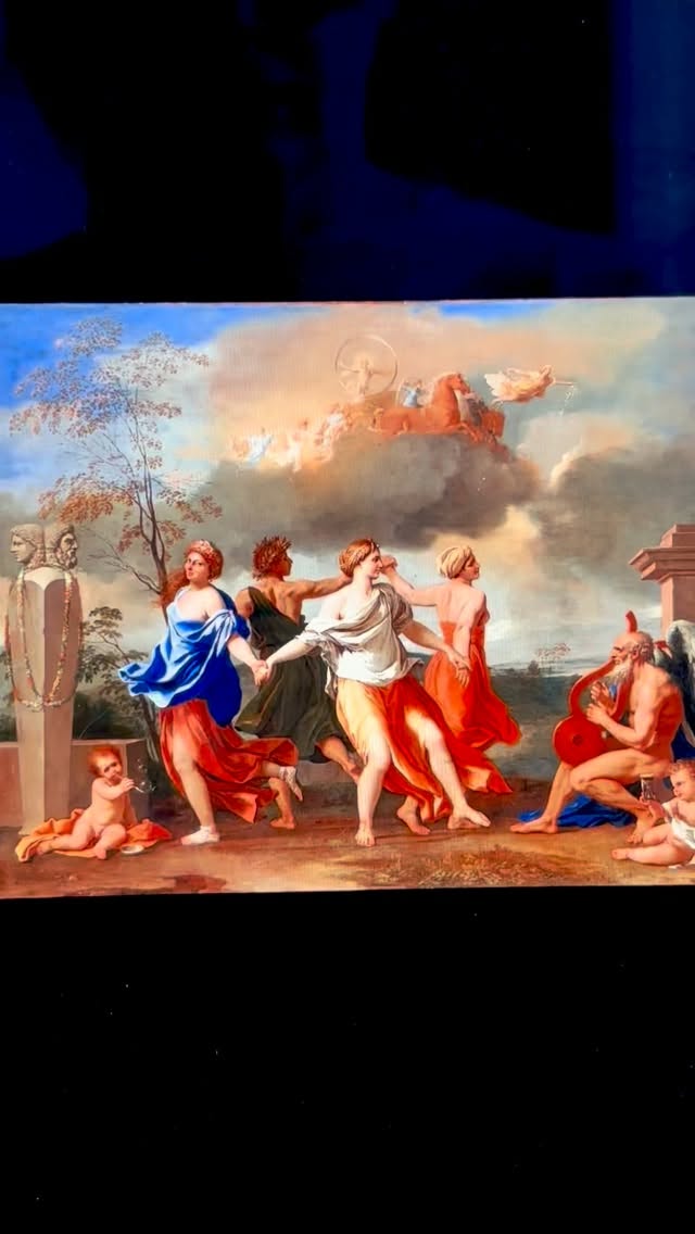 Lo que vivimos, lo que nos une, lo que miramos, lo que olvidamos. La danza de la vida de Nicolas Poussin y en qué se inspiró. Wallace Collection de Londres