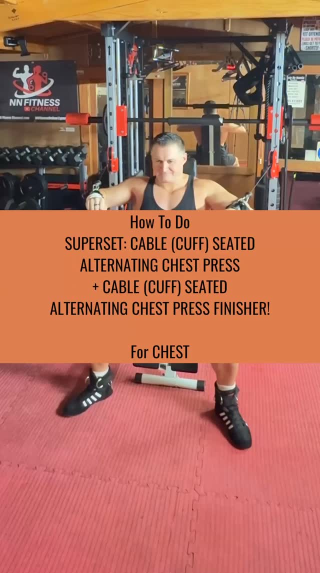 ๐ฅ Ready to elevate your chest workout? Try incorporating supersets into your routine for maximum gains and efficiency!
Today's featured superset: Cable Cuff Seated Alternating Chest Press + Cable Seated Alternating Chest Press. ๐๏ธโโ๏ธ Perfect for targeting your pecs while maintaining control and movement precision.
How do you challenge your chest day?
#ChestDay #WorkoutTips #SupersetTraining