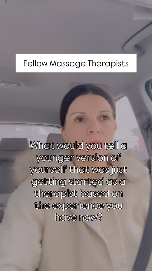 To the massage therapists and body workers here:
What is something you’d go back and tell the yourself when you were just starting out in your practice/business?
I’d love to share what advice you’d give yourself in the comments 👇🏻