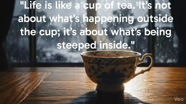 It’s not about the storm outside; it’s about the peace within. 🍵
When life gets loud, chaotic, or overwhelming, remember the tea cup. The world can be swirling with wind and rain, but what matters most is the stillness you maintain inside.
Resilience isn't about stopping the storm—it's about training yourself to remain calm in the center of it. What are you "steeping" in your mind today? Choose peace, choose presence, and let the rest swirl by.
#InnerPeace #Mindfulness #Resilience #QuietStrength #Centered
