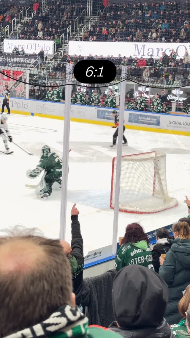 6:1 Rosenheim Bietigheim #starbullsrosenheim #bietigheimsteelers #eishockey #starbulls_official