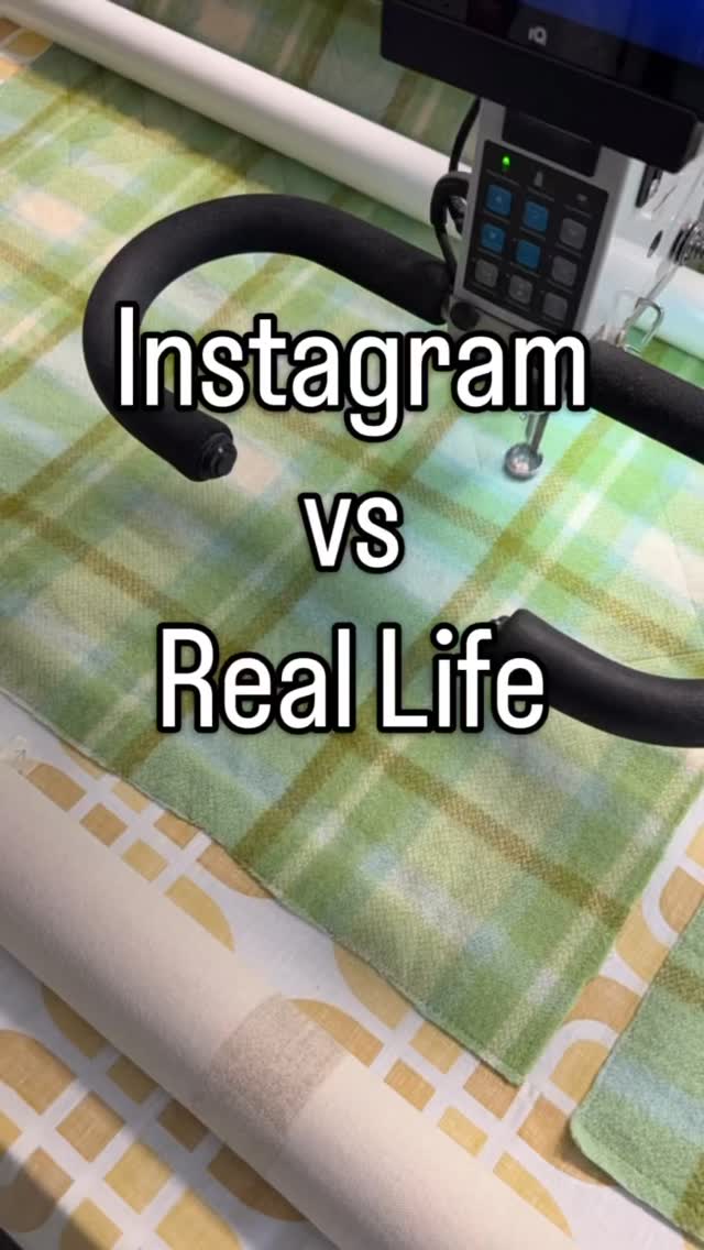 Always stitched slowly - even when the video isn’t.
Finished piece coming together at @thelakeshandmade.
#longarmquilting #quiltingprocess #slowcraft #vintagewool #thelakeshandmade