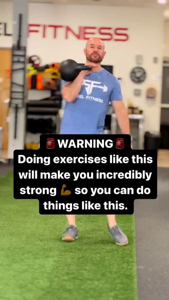 šØ WARNING:
This exercise may cause unwanted strengthā¦
like suddenly being volunteered to carry all the groceries, laundry baskets, kids, dogs, and life responsibilities. š
šŖ
š„ 1-Arm Kettlebell Rack Carry (walk or march in place)
Why this move is sneaky-powerful š
ā
Bulletproofs your core (without crunches)
ā
Builds real-world strength you actually use
ā
Trains posture, balance, and grip at the same time
ā
Makes everyday āBS choresā feel light š
Strong for the gym is cool.
Strong for real life is the goal.
Train accordingly.
ā Steel Fitness