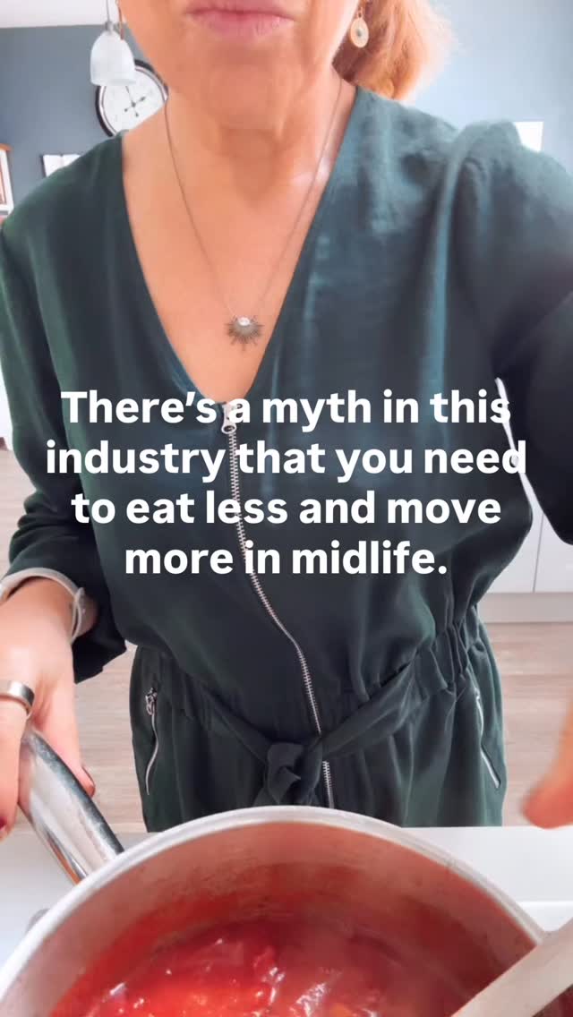 Eat less. Move more.
I call bullsh1t
You’ve done it. Properly. Repeatedly. Religiously.
If that advice actually worked in your menopause era, you wouldn’t still be here Googling why your jeans hate you.
And neither would millions of other smart women having the same argument with themselves every single day.
Here’s the bit that rarely gets said out loud.
Movement is good for you.
Calories do matter. (You don’t want to overeat. You definitely don’t want to under-eat.)
BUT…
But in perimenopause and menopause, that advice on its own is wildly incomplete.
Because when hormones shift, your metabolism changes how it responds to food, stress, sleep and exercise.
Blood sugar becomes twitchy, cortisol gets louder, recovery gets slower. And doing more while eating less often backfires spectacularly.
The result is, you end up tired, hungry, inflamed and blaming yourself for something that is not a motivation problem.
The question isn’t why can’t you stick to eat less move more.
It’s what would happen if you tried something different…
1 Fuel properly.
2 Build meals that steady blood sugar.
3 Move in ways that support your hormones instead of punishing them. And that you love so you can stay consistent
4 Eat enough so your body feels safe again.
That’s when weight, energy and mood start to shift.
Not because you tried harder.
But because you finally changed the strategy.
If eat less move more was the answer, this conversation would be over by now.
What would it take for you to give this a go?
Oh, btw, I wrote a free guide for you about perimenopause weight loss. Want me to send it over? Comment 40 and it’s yours.